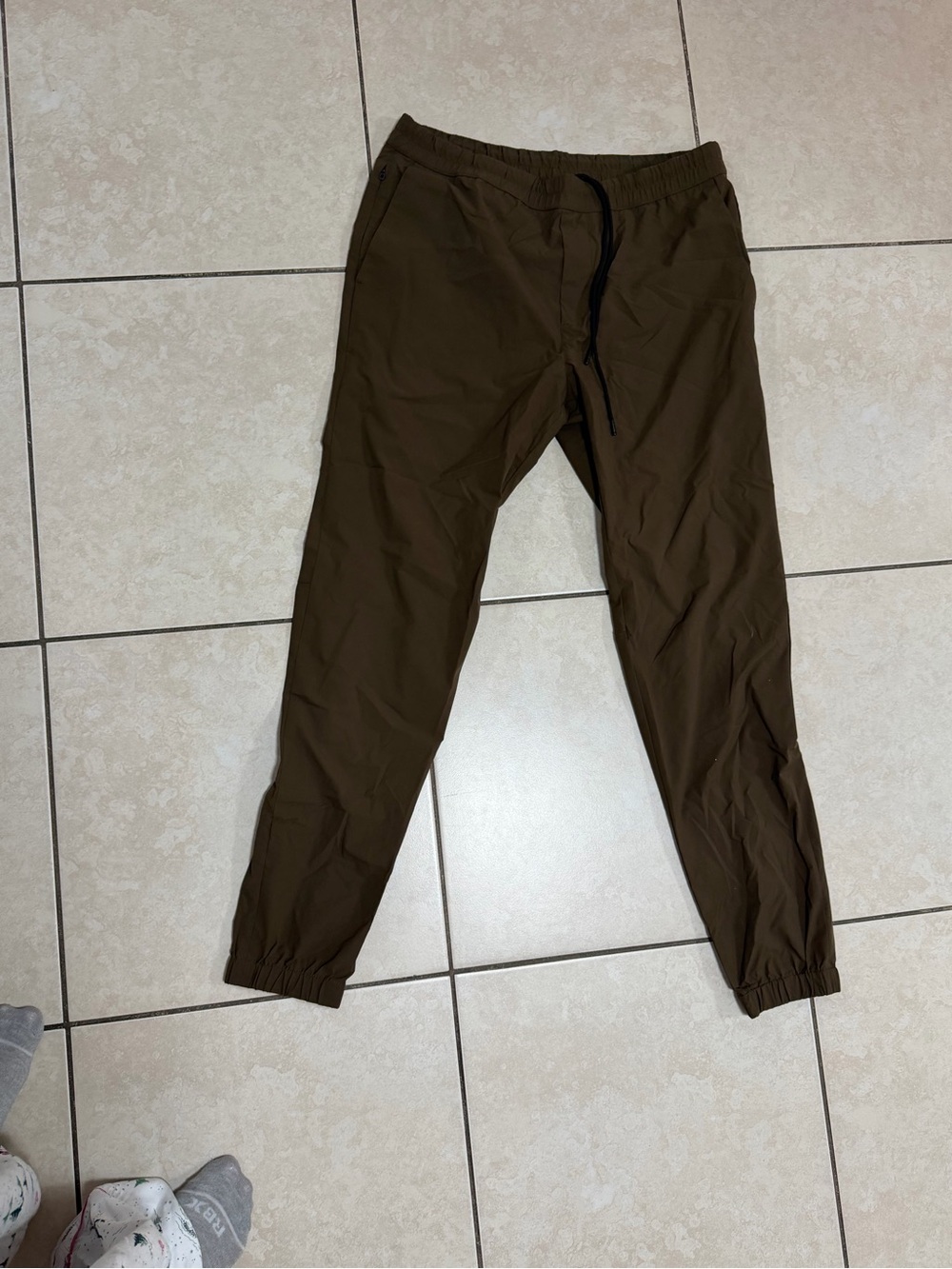 Banana Republic Men’s  Casual Drawstring Jogger Pants - Brown